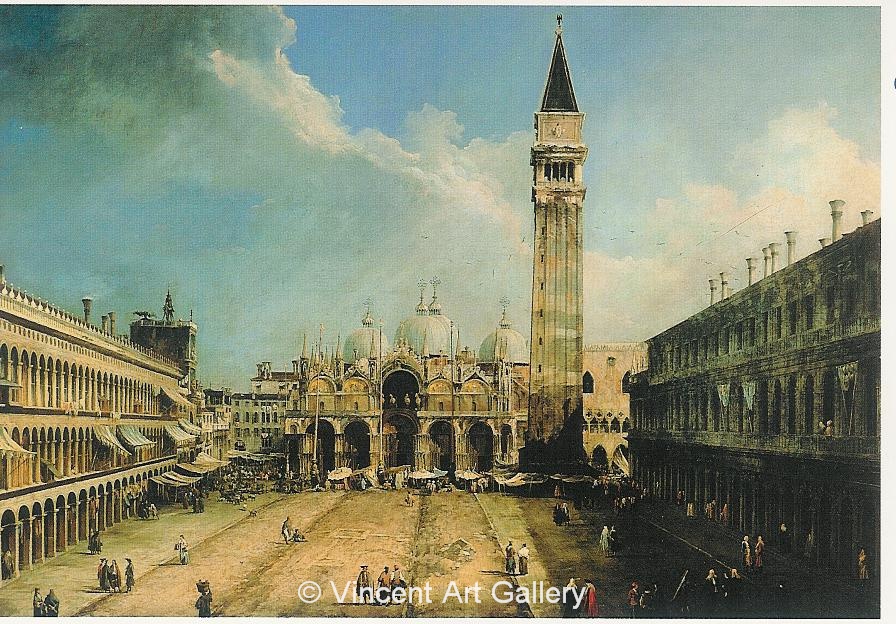 A1045, CANALETTO, Piazzo San Marco, Looking East
